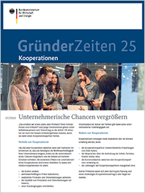 Cover der Publikation GründerZeiten Nr. 25: Kooperationen