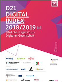 Cover der Publikation D21 Digital Index 2018/2019