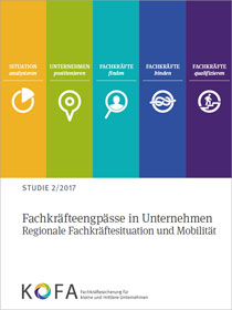 Cover der Publikation Fachkräfteengpass in Unternehmen 2017