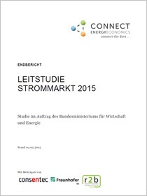 Cover der Publikation Leitstudie Strommarkt 2015