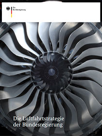 Cover der Publikation Die Luftfahrtstrategie der Bundesregierung