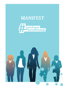 Cover der des Downloads Manifest „Starke Frauen, starke Wirtschaft“