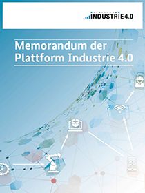Publikationscover "Memorandum der Plattform Industrie 4.0"