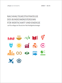 Cover der Nachhaltigkeitsstrategie des Bundesministeriums für Wirtschaft und Energie