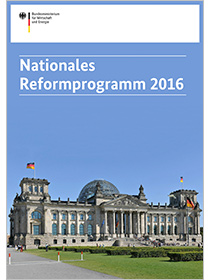 Cover der Publikation Nationales Reformprogramm 2016
