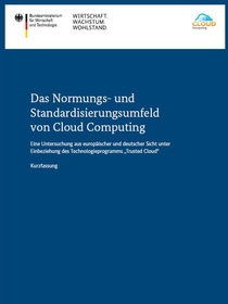 Cover der Publikation Das Normungs- und Standardisierungsumfeld von Cloud Computing