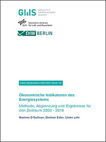 Cover der Publikation Ökonomische Indikatoren des Energiesystems