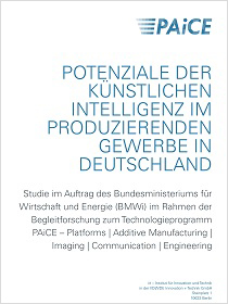 Cover der Publikation Potenziale der Künstlichen Intelligenz im produzierenden Gewerbe in Deutschland
