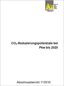 Cover der Publikation CO2-Reduzierungspotenziale bei Pkw bis 2020