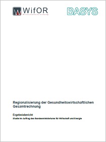Cover der Publikation Regionalisierung der Gesundheitswirtschaftlichen Gesamtrechnung