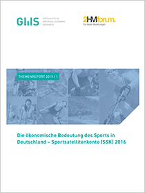 Cover der Publikation Die ökonomische Bedeutung des Sports in Deutschland – Sportsatellitenkonto (SSK) 2016
