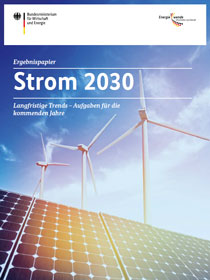 Cover der Publikation Strom 2030 Ergebnisbericht