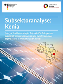 Cover der Publikation Subsektoranalyse: Kenia