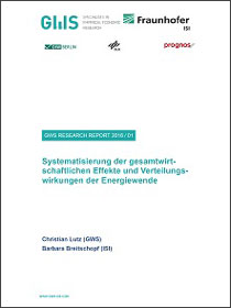 Cover der Publikation Systematisierung der gesamtwirtschaftlichen Effekte und Verteilungswirkungen der Energiewende