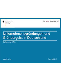 Cover der Publikation Unternehmensgründungen und Gründergeist in Deutschland