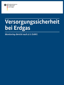 Cover der Publikation Versorgungssicherheit bei Erdgas