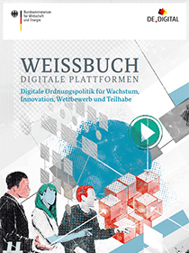 Cover der Publikation Weissbuch Digitale Plattformen