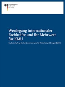 Cover der Publikation Werdegang internationaler Fachkräfte und ihr Mehrwert für KMU