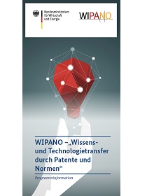 Cover der Publikation WIPANO - Wissens- und Technologietransfer durch Patente und Normen