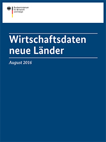 Cover der Publikation Wirtschaftsdaten neue Länder