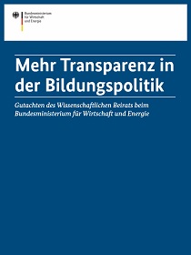 Cover der Publikation Mehr Transparenz in der Bildungspolitik
