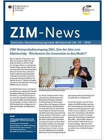Cover der Publikation ZIM-News 02/2016