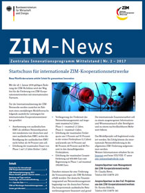 Cover der Publikation ZIM-News 02/2017