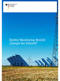 Cover der Publikation Zweiter Monitoring-Bericht "Energie der Zukunft"