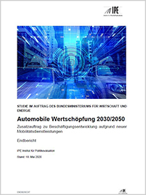 Cover der Publikation Automobile Wertschöpfung 2030/2050