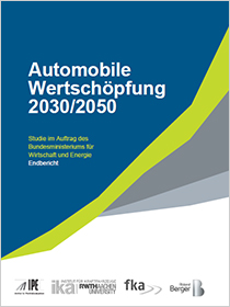 Cover der Publikation Automobile Wertschöpfung 2030/2050