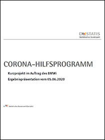 Cover der Publikation Corona-Hilfsprogramm
