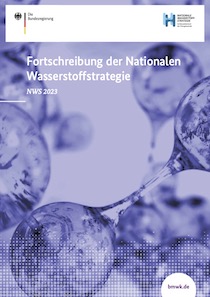 Cover der Publikation Fortschreibung der Nationalen Wasserstoffstrategie