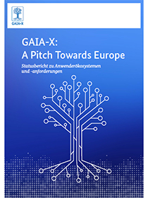 Cover der Publikation "GAIA-X: A Pitch Towards Europe"