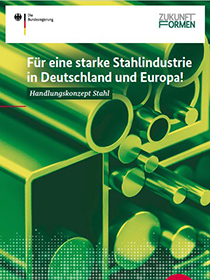 Cover der Publikation Für eine starke Stahlindustrie in Deutschland und Europa
