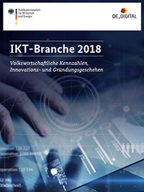 Cover der Publikation "IKT-Branche 2018"