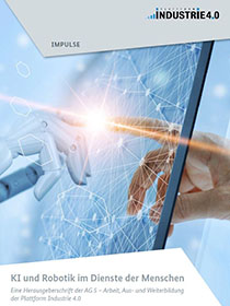 Cover der Publikation KI und Robotik im Dienste der Menschen