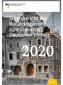 Cover der Publikation Jahresbericht der Bundesregierung zum Stand der Deutschen Einheit 2020