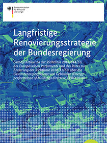 Cover der Publikation Langfristige Renovierungsstrategie der Bundesregierung