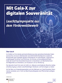Cover der Publikation "Mit Gaia-X zur digitalen Souveränität"
