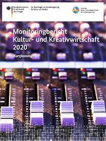 Cover der Publikation Monitoringbericht Kultur- und Kreativwirtschaft 2020 (Kurzfassung)