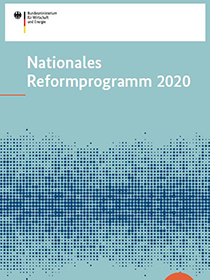 Cover der Publikation Nationales Reformprogramm 2020
