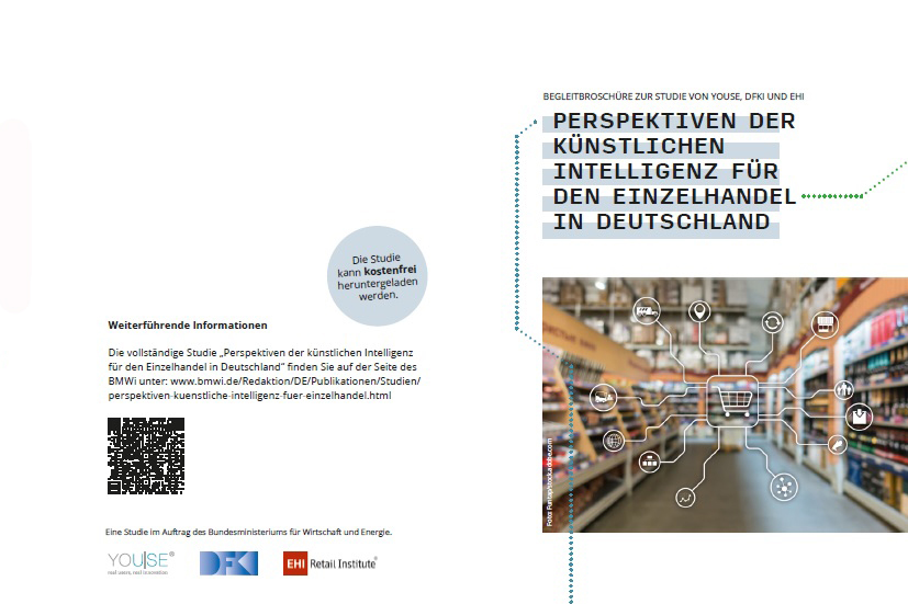 Cover des Downloads Perspektiven der künstlichen Intelligenz für den Einzelhandel in Deutschland