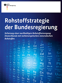 Cover der Publikation Rohstoffstrategie der Bundesregierung