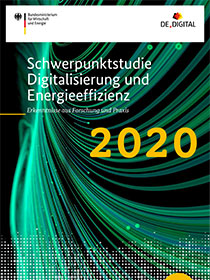 Cover der Publikation Schwerpunktstudie Digitalisierung und Energieeffizienz