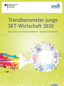 Cover der Publikation Trendbarometer junge IKT-Wirtschaft