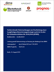 Cover der Publikation Vorbereitende Untersuchungen zur Langfristigen Renovierungsstrategie