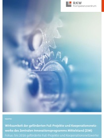 Cover der Publikation Wirksamkeit der geförderten FuE-Projekte und Kooperationsnetzwerke des Zentralen Innovationsprogramms Mittelstand (ZIM)