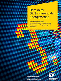 Cover der Publikation Barometer Digitalisierung der Energiewende