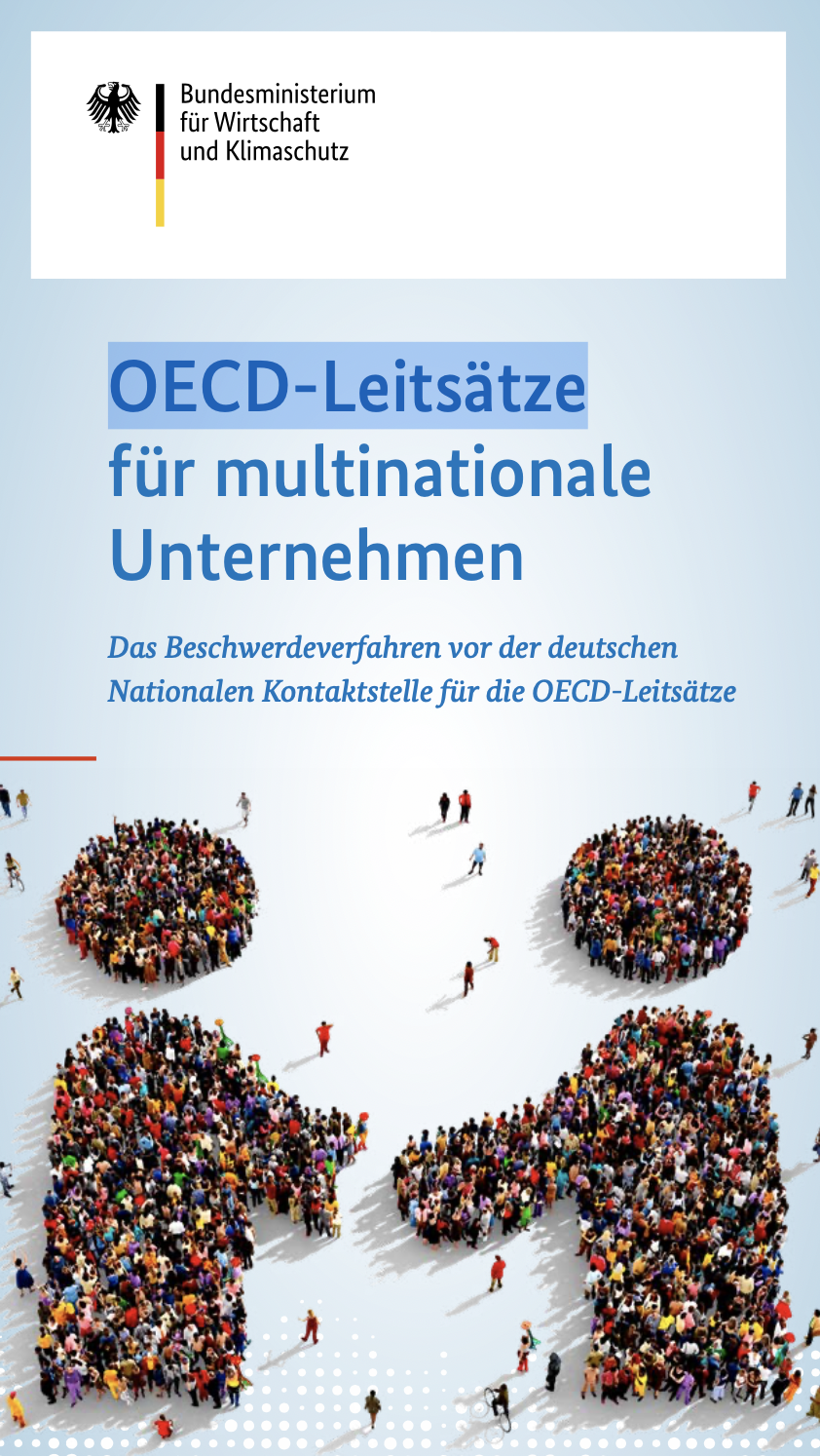 Cover der Publikation OECD-Leitsätze für multinationale Unternehmen