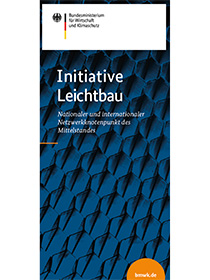Cover des Flyer Initiative Leichtbau